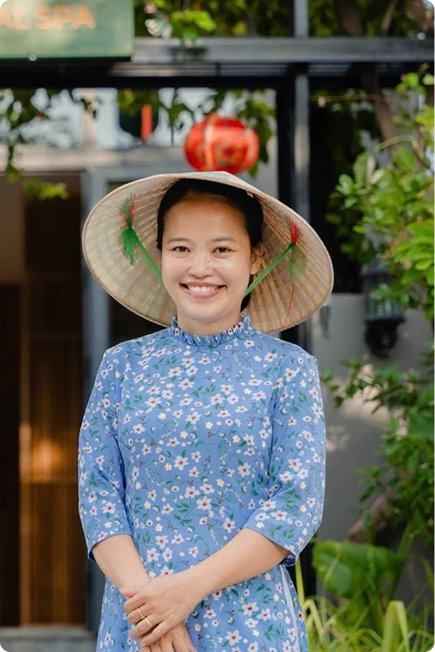 Hà, co-founder of Phuoc Natural Spa